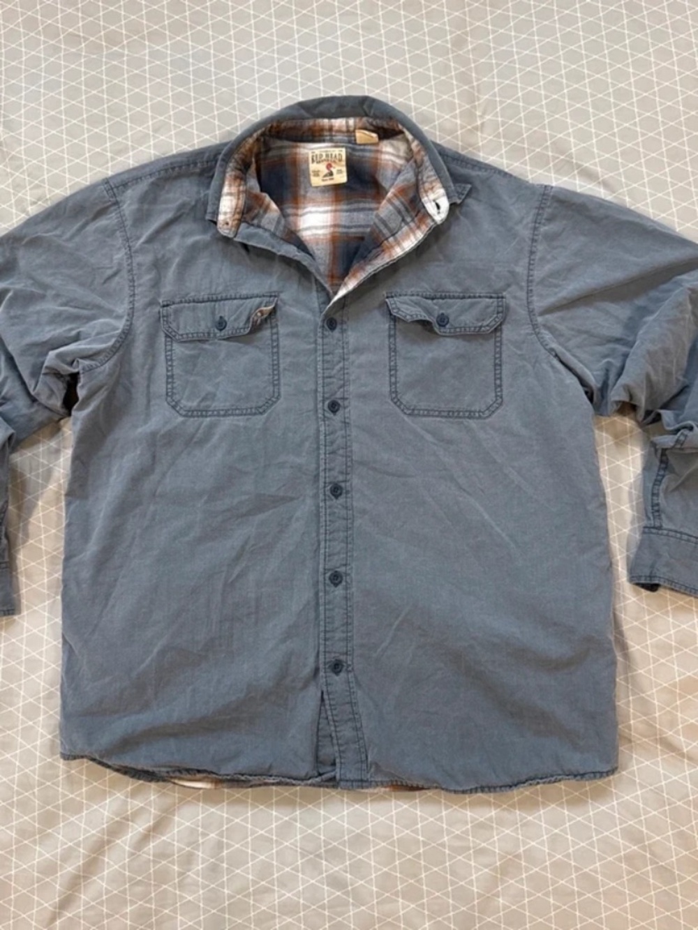 Red Head Brand Co. Navy button-up
